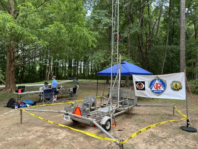 Field Day Tower Trailer with Beam Setup